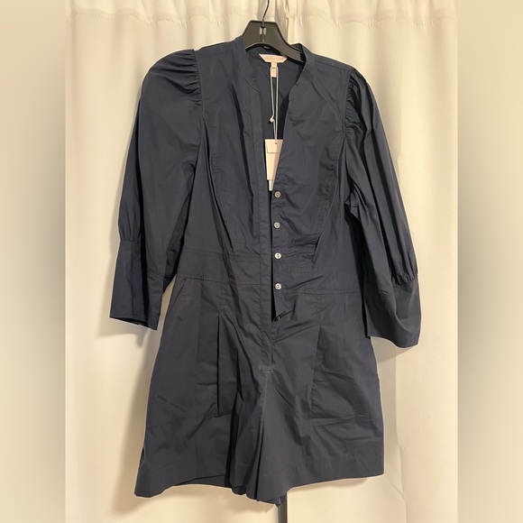 Rebecca Taylor Navy Romper - Picture 1 of 5